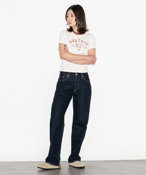 Levi's（リーバイス）の「Levi's/リーバイス 501(R)'90S LIGHTWEIGHT ダークインディゴ NO SOAP NO PROBLEM（デニムパンツ・レディース・ダークインディゴブルー・23inch/24inch/25inch/26inch/27inch/28inch）」の5枚目の写真