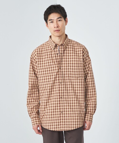 【DAIWA】　チェック 長袖シャツ DAIWA PIER39(ダイワピア39) チェックシャツTECH REGULAR COLLAR