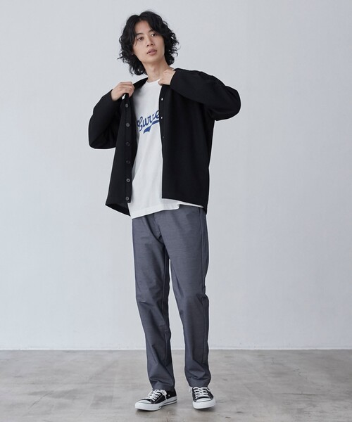 coen(コーエン)の「極楽デニムライクスリムパンツ(デニムパンツ・メンズ・ネイビー・S/M/L/XL)」の3枚目の写真