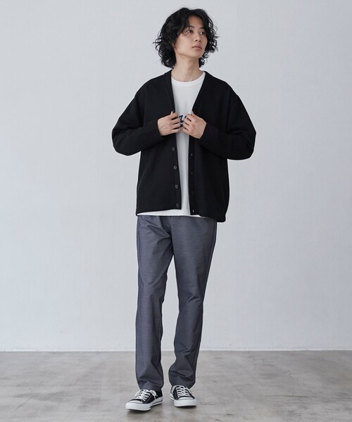 coen(コーエン)の「極楽デニムライクスリムパンツ(デニムパンツ・メンズ・ネイビー・S/M/L/XL)」の5枚目の写真