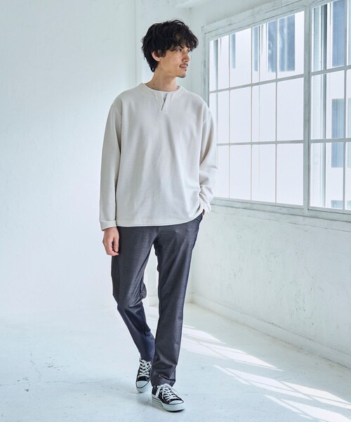 coen(コーエン)の「極楽デニムライクスリムパンツ(デニムパンツ・メンズ・ネイビー・S/M/L/XL)」の10枚目の写真