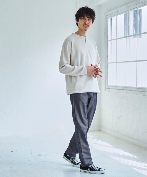 coen(コーエン)の「極楽デニムライクスリムパンツ(デニムパンツ・メンズ・ネイビー・S/M/L/XL)」の12枚目の写真