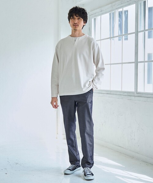 coen(コーエン)の「極楽デニムライクスリムパンツ(デニムパンツ・メンズ・ネイビー・S/M/L/XL)」の14枚目の写真