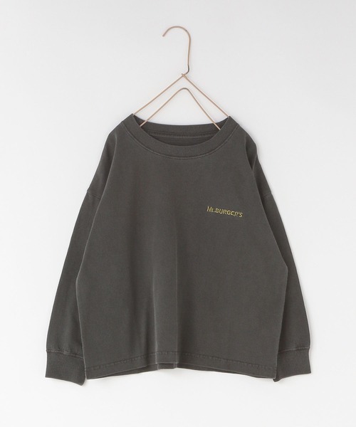 LOWRYS FARM(ローリーズファーム)の「ハンバーガーロンT 142452(Tシャツ/カットソー・キッズ・ホワイト/チャコールグレー/グレー・110cm/120cm/130cm/140cm/150cm)」の4枚目の写真