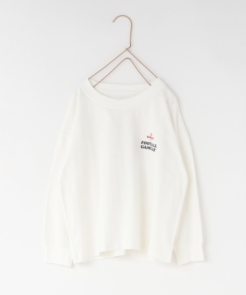 LOWRYS FARM(ローリーズファーム)の「ハンバーガーロンT 142452(Tシャツ/カットソー・キッズ・ホワイト/チャコールグレー/グレー・110cm/120cm/130cm/140cm/150cm)」の11枚目の写真
