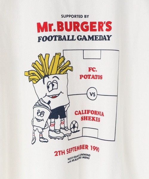 LOWRYS FARM(ローリーズファーム)の「ハンバーガーロンT 142452(Tシャツ/カットソー・キッズ・ホワイト/チャコールグレー/グレー・110cm/120cm/130cm/140cm/150cm)」の13枚目の写真