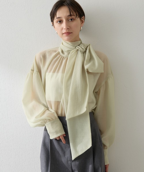 Whim Gazette ウィムガゼット プルオーバーブラウス シェルボタン Vガゼットプルオーバー（シャツ/ブラウス）｜Whim Gazette