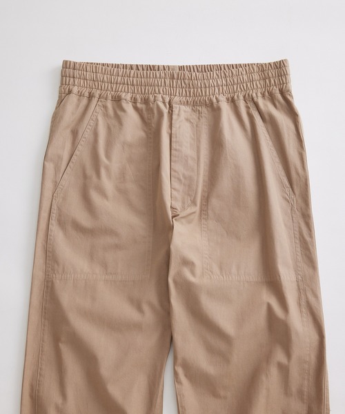 ADAM ET ROPE'（アダムエロペ）の「ガーメントダイ イージーベイカー トラウザーズ / テーパード / ロングシーズン着用可能（その他パンツ・メンズ・ライトグレー/ベージュ系その他/ネイビー・M/L）」の4枚目の写真