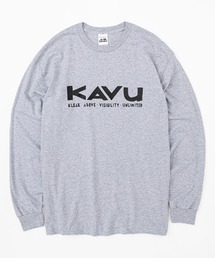 KAVU | KAVU/カブー Simple Logo LS Tee/シンプルロゴティー(Tシャツ/カットソー)