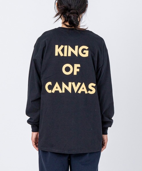 KAVU(カブー)の「KAVU/カブー Simple Logo LS Tee/シンプルロゴティー(Tシャツ/カットソー・メンズ・ゴールド/ネイビー/ホワイト/レッド/ナチュラル/アッシュ/グレー/ブラック・MEDIUM/LARGE/X-LARGE)」の3枚目の写真