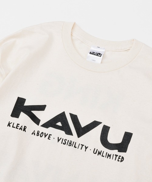 KAVU(カブー)の「KAVU/カブー Simple Logo LS Tee/シンプルロゴティー(Tシャツ/カットソー・メンズ・ゴールド/ネイビー/ホワイト/レッド/ナチュラル/アッシュ/グレー/ブラック・MEDIUM/LARGE/X-LARGE)」の21枚目の写真