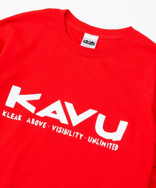 KAVU(カブー)の「KAVU/カブー Simple Logo LS Tee/シンプルロゴティー(Tシャツ/カットソー・メンズ・ゴールド/ネイビー/ホワイト/レッド/ナチュラル/アッシュ/グレー/ブラック・MEDIUM/LARGE/X-LARGE)」の14枚目の写真