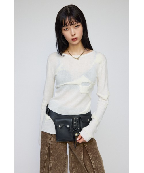 JACQUARD TUNIC ニット（ニット/セーター）｜LAGUA GEM
