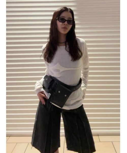 LAGUA GEM(ラグアジェム)の「JACQUARD TUNIC ニット(ニット/セーター・レディース・ホワイト/カーキ/チャコールグレー・FREE)」の20枚目の写真