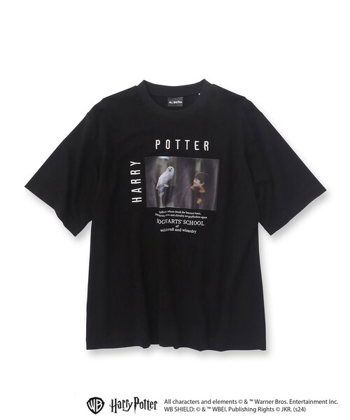 tk.TAKEO KIKUCHI(ティーケータケオキクチ)の「◆【Harry Potter Capsule Collection】フォトプリントTシャツ(Tシャツ/カットソー・メンズ・ホワイト/ブラック系1/ブラック系/ブラック/ホワイト系1/ホワイト系2・01/02/03)」の7枚目の写真
