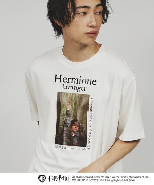 tk.TAKEO KIKUCHI(ティーケータケオキクチ)の「◆【Harry Potter Capsule Collection】フォトプリントTシャツ(Tシャツ/カットソー・メンズ・ホワイト/ブラック系1/ブラック系/ブラック/ホワイト系1/ホワイト系2・01/02/03)」の8枚目の写真