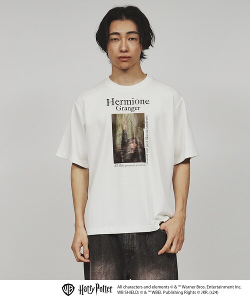 tk.TAKEO KIKUCHI(ティーケータケオキクチ)の「◆【Harry Potter Capsule Collection】フォトプリントTシャツ(Tシャツ/カットソー・メンズ・ホワイト/ブラック系1/ブラック系/ブラック/ホワイト系1/ホワイト系2・01/02/03)」の9枚目の写真