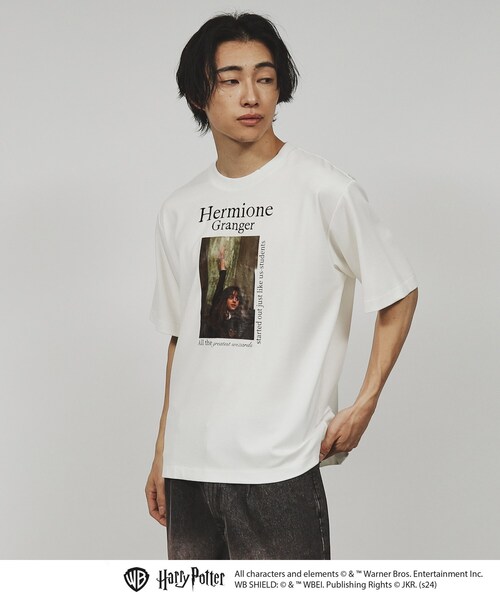 tk.TAKEO KIKUCHI(ティーケータケオキクチ)の「◆【Harry Potter Capsule Collection】フォトプリントTシャツ(Tシャツ/カットソー・メンズ・ホワイト/ブラック系1/ブラック系/ブラック/ホワイト系1/ホワイト系2・01/02/03)」の10枚目の写真