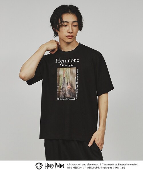 tk.TAKEO KIKUCHI(ティーケータケオキクチ)の「◆【Harry Potter Capsule Collection】フォトプリントTシャツ(Tシャツ/カットソー・メンズ・ホワイト/ブラック系1/ブラック系/ブラック/ホワイト系1/ホワイト系2・01/02/03)」の16枚目の写真