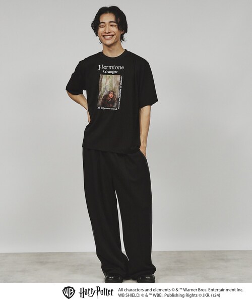 tk.TAKEO KIKUCHI(ティーケータケオキクチ)の「◆【Harry Potter Capsule Collection】フォトプリントTシャツ(Tシャツ/カットソー・メンズ・ホワイト/ブラック系1/ブラック系/ブラック/ホワイト系1/ホワイト系2・01/02/03)」の17枚目の写真