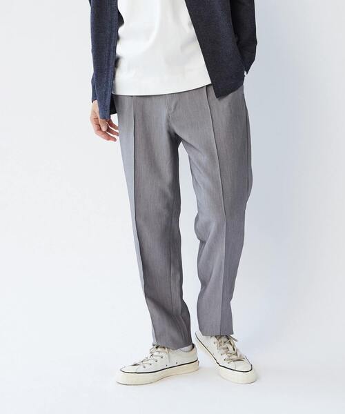 MEN'S MELROSE(メンズメルローズ)の「TRダブルクロスクリースステッチ入りイージーテーパードパンツ(その他パンツ・メンズ・ブラック/グレー/モカ・2/3/4)」の5枚目の写真