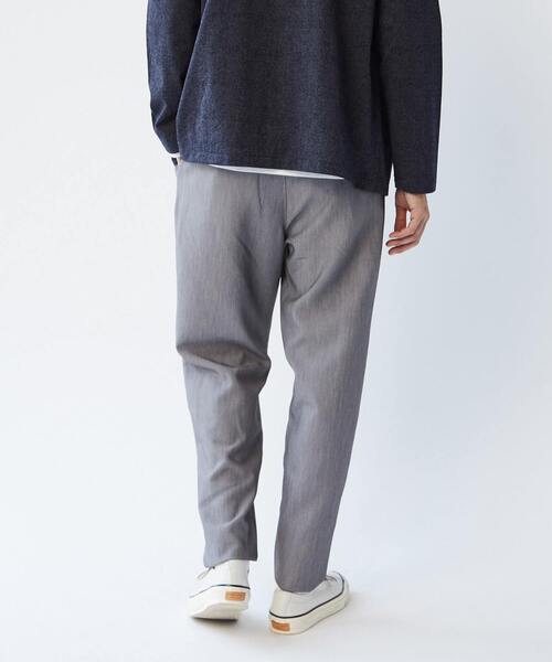 MEN'S MELROSE(メンズメルローズ)の「TRダブルクロスクリースステッチ入りイージーテーパードパンツ(その他パンツ・メンズ・ブラック/グレー/モカ・2/3/4)」の7枚目の写真