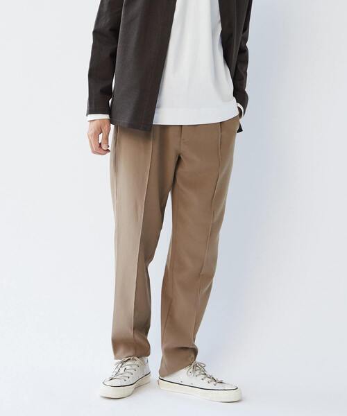MEN'S MELROSE(メンズメルローズ)の「TRダブルクロスクリースステッチ入りイージーテーパードパンツ(その他パンツ・メンズ・ブラック/グレー/モカ・2/3/4)」の21枚目の写真