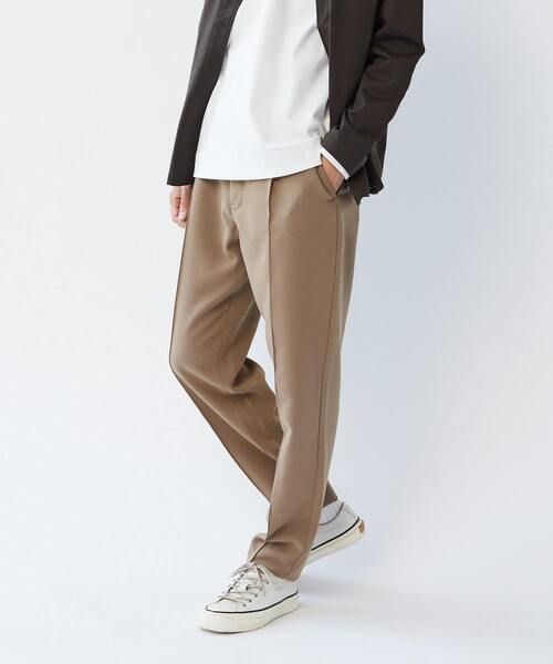 MEN'S MELROSE(メンズメルローズ)の「TRダブルクロスクリースステッチ入りイージーテーパードパンツ(その他パンツ・メンズ・ブラック/グレー/モカ・2/3/4)」の22枚目の写真