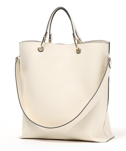 Elura(エルーラ)の「スマートリュクス2WAYトート/137727(トートバッグ・レディース・アイボリー/ブラック・ONE SIZE)」の9枚目の写真