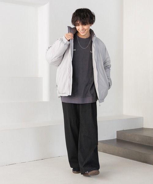 セール】【AIRTHERMAL/高機能中綿】ショート中綿ブルゾン（ダウン