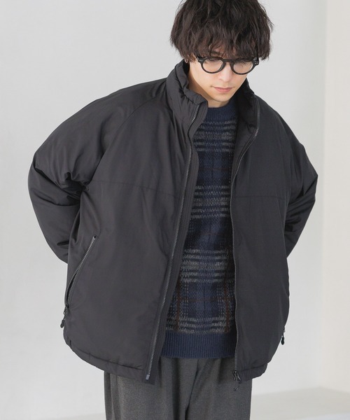 セール】【AIRTHERMAL/高機能中綿】ショート中綿ブルゾン