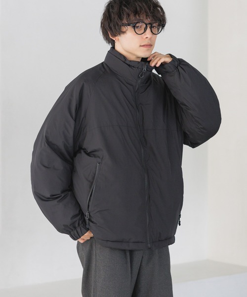 セール】【AIRTHERMAL/高機能中綿】ショート中綿ブルゾン（ダウン