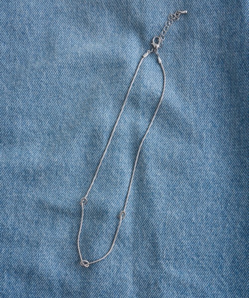 CIAOPANIC TYPY(チャオパニックティピー)の「lilチェーンタイネックレス(ネックレス・レディース・ゴールド/シルバー・ONE SIZE)」の8枚目の写真