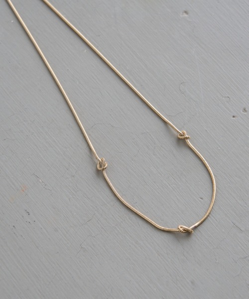 CIAOPANIC TYPY(チャオパニックティピー)の「lilチェーンタイネックレス(ネックレス・レディース・ゴールド/シルバー・ONE SIZE)」の9枚目の写真