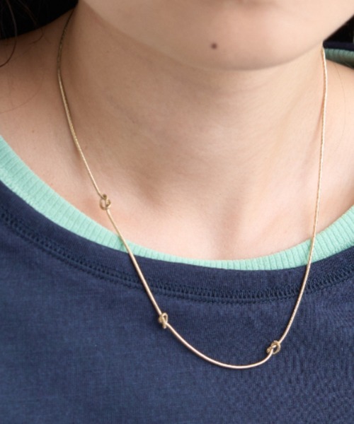 CIAOPANIC TYPY(チャオパニックティピー)の「lilチェーンタイネックレス(ネックレス・レディース・ゴールド/シルバー・ONE SIZE)」の6枚目の写真