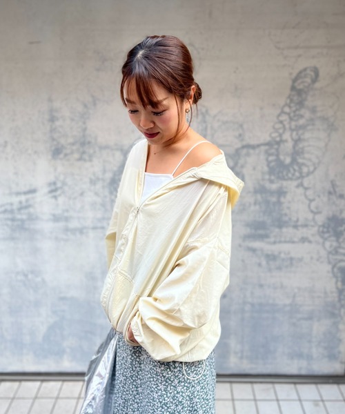 セール】【OP/オーピー】【限定商品】ナイロンフード付きパーカー 軽量