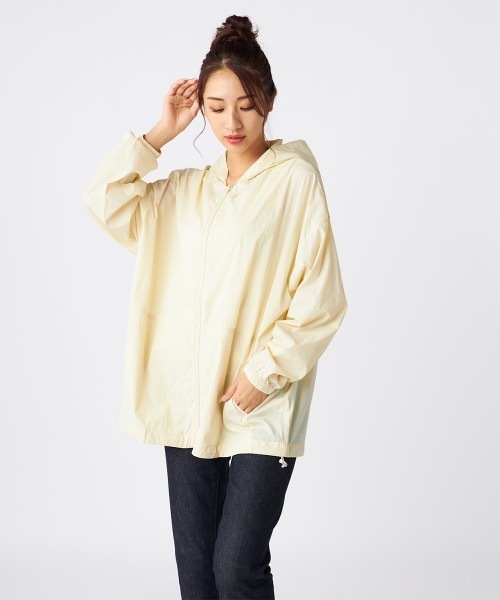 セール】【OP/オーピー】【限定商品】ナイロンフード付きパーカー 軽量