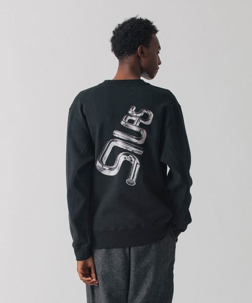 SILAS（サイラス）の「METAL LOGO SWEAT SHIRT（スウェット・メンズ・グレー/ブラック/ネイビー・M/L/XL）」の21枚目の写真