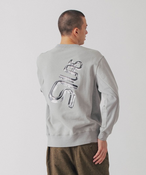 SILAS（サイラス）の「METAL LOGO SWEAT SHIRT（スウェット・メンズ・グレー/ブラック/ネイビー・M/L/XL）」の20枚目の写真