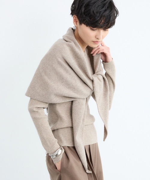ま*太様 【BARNYARDSTORM / バンヤードストーム】ストール付ノーカ BARNYARDSTORM（バンヤードストーム）の「TWEEDMILL / ストール