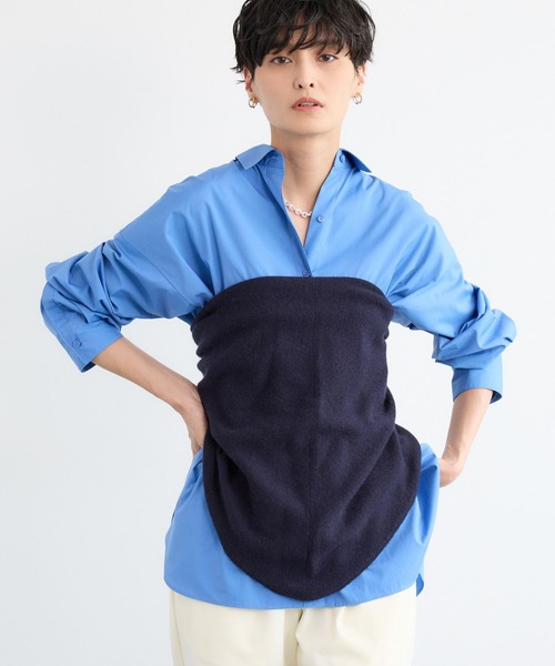 新品タグ付き　バンヤードストーム　カシュクールオールインワン　¥24,200 BARNYARDSTORM（バンヤードストーム）の「BARNYARDSTORM / カシミヤ混