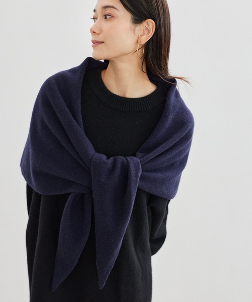 BARNYARDSTORM / カシミヤ混 三角ニットストール（ストール/ショール