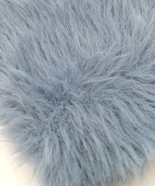 BIRTHDAY BAR(バースデイバー)の「ニットシャギーミニショルダー(ショルダーバッグ・レディース・グレー/オレンジ/ブルー・フリー)」の5枚目の写真