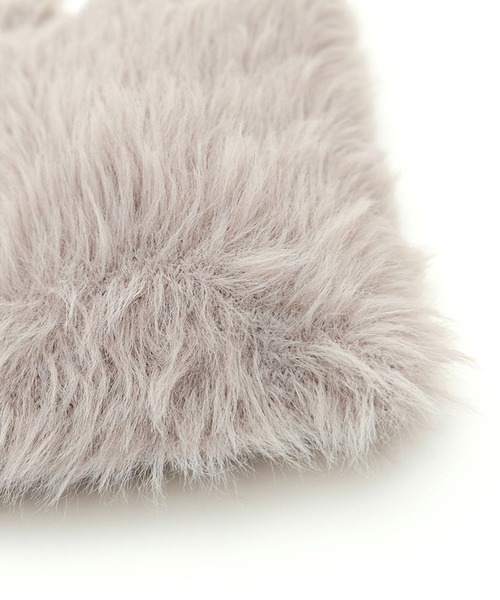 BIRTHDAY BAR(バースデイバー)の「ニットシャギーミニショルダー(ショルダーバッグ・レディース・グレー/オレンジ/ブルー・フリー)」の7枚目の写真