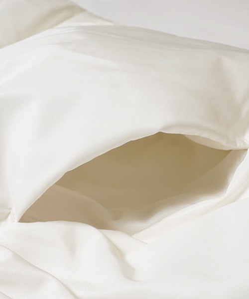 coca（coca）（コカ）の「中綿ペプラムベスト 取り外し可能フード付き（その他アウター・レディース・アイボリー/ブラック/ネイビー/ブラウン・M/L/S）」の7枚目の写真