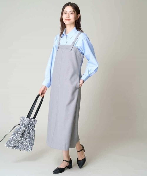 【セール】サスペンダージャンパースカート（ワンピース）｜a.v.v（アーヴェヴェ）