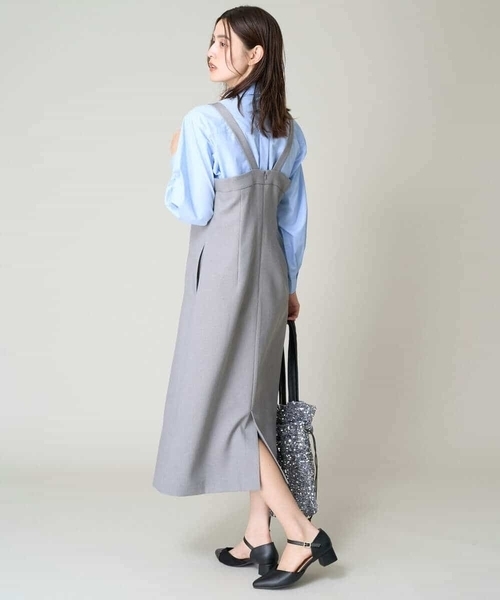 【セール】サスペンダージャンパースカート（ワンピース）｜a.v.v（アーヴェヴェ）