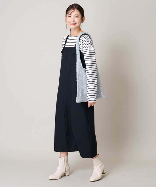 【セール】サスペンダージャンパースカート（ワンピース）｜a.v.v（アーヴェヴェ）