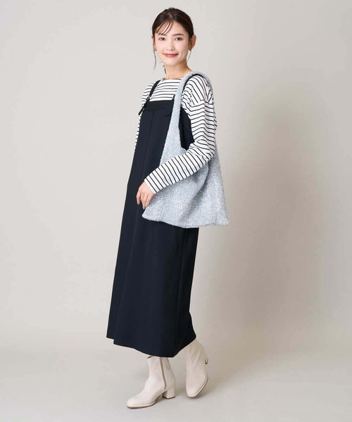 【セール】サスペンダージャンパースカート（ワンピース）｜a.v.v（アーヴェヴェ）