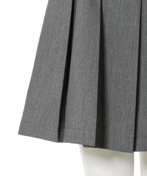 INGNI（イング）の「合皮ベルト付プリーツミニスカパン（スカート・レディース・ブラック/グレー・FREE）」の12枚目の写真